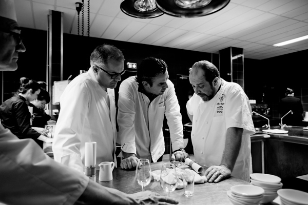 Discussion entre les 3 chefs