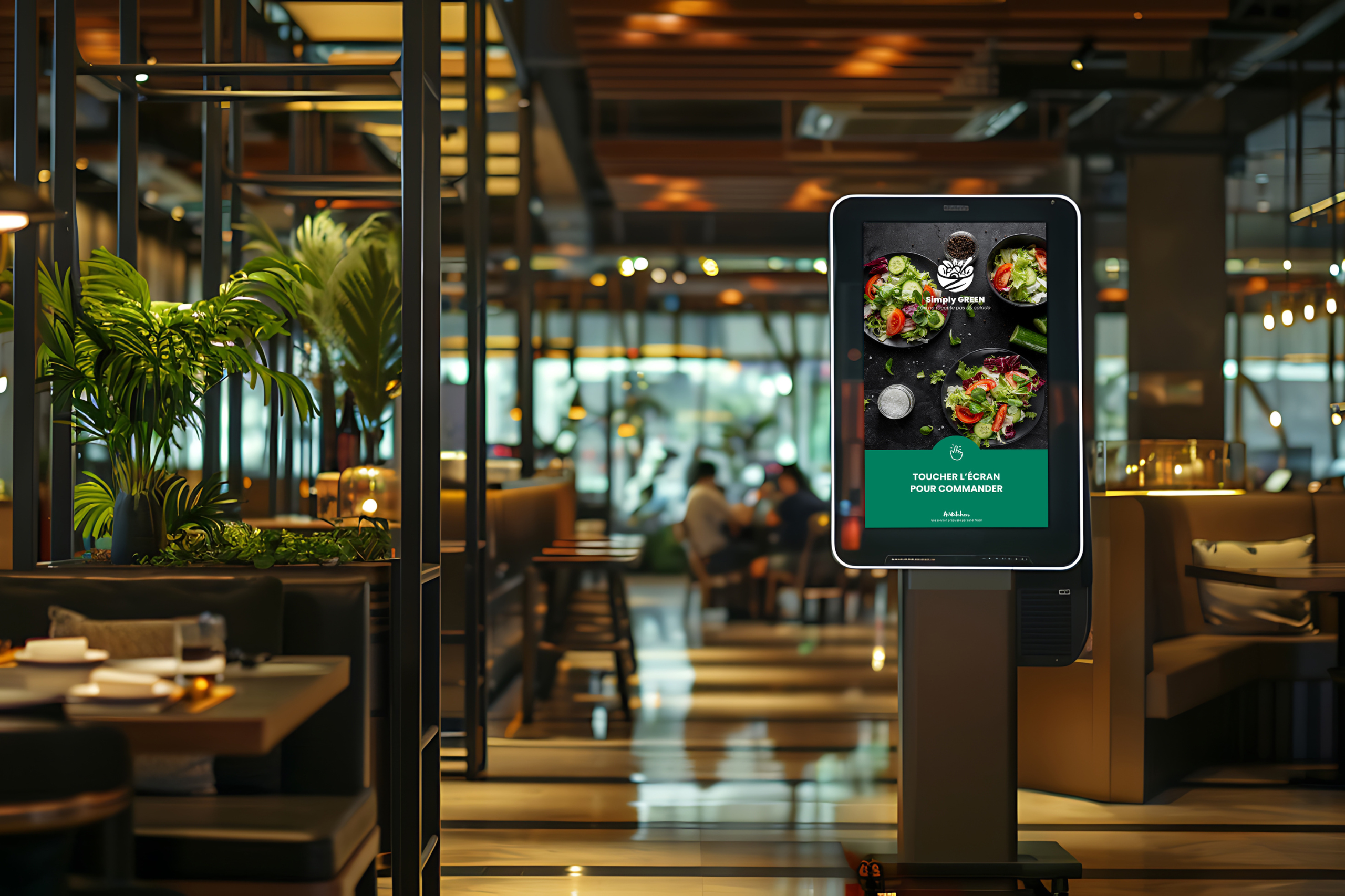 Borne de commande pour restaurant