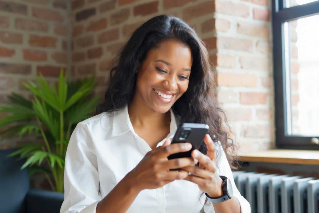 interface de commande en click and collect sur mobile